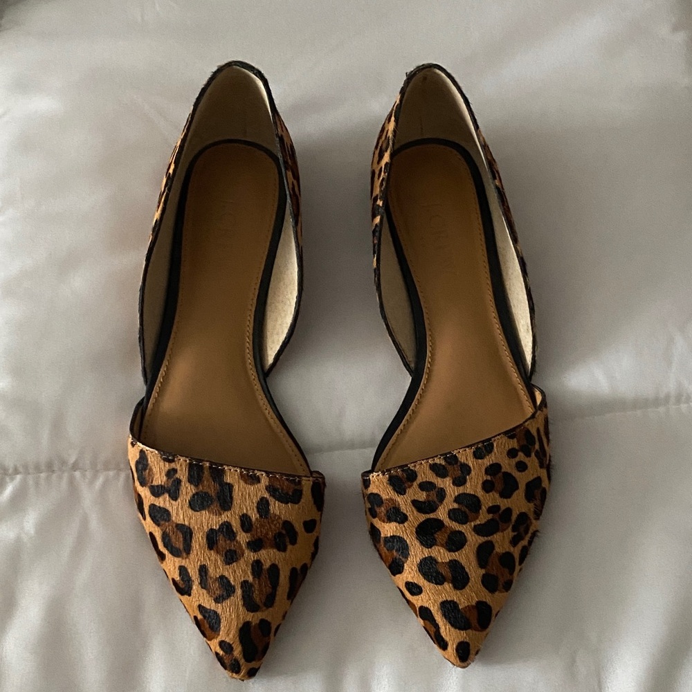 J. Crew Leopard Print Flats